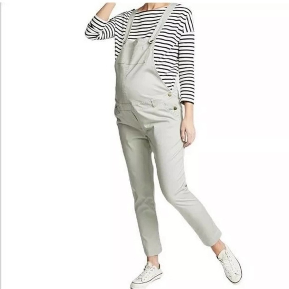 Hatch Maternity Twill Overalls